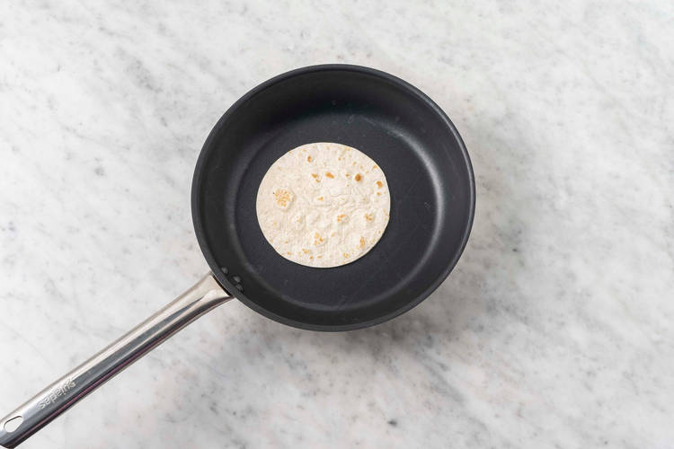 Tortilla's verwarmen