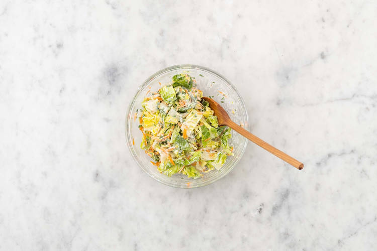 Salat fertigstellen