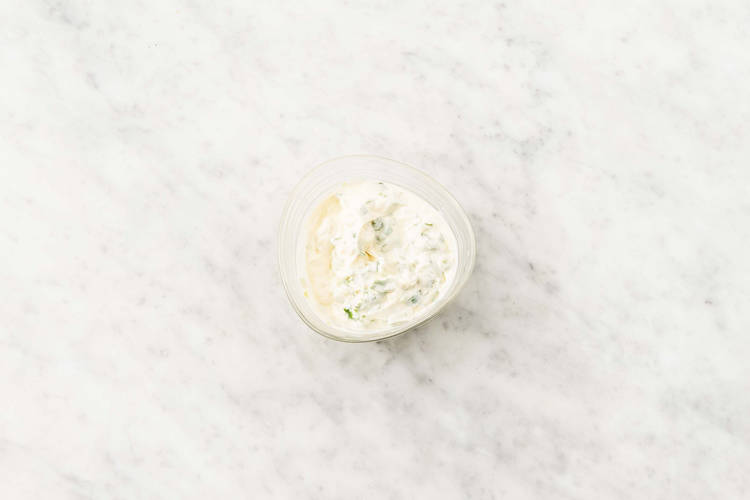 Make lime aioli