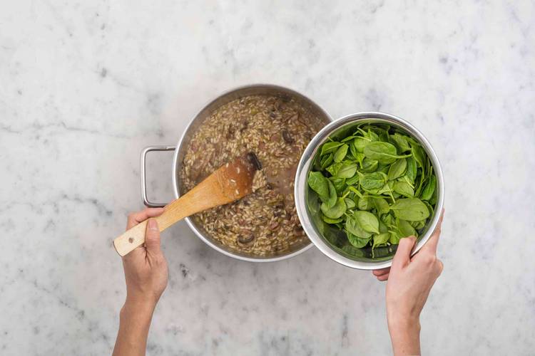 Cook the Spinach