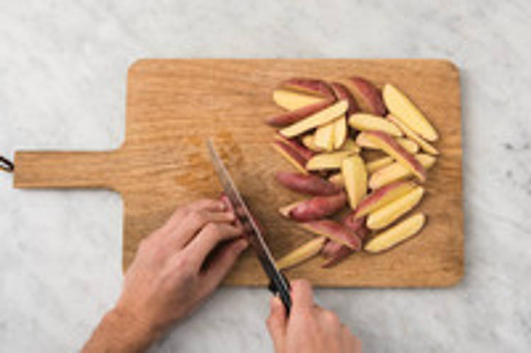 Préparer les pommes de terre