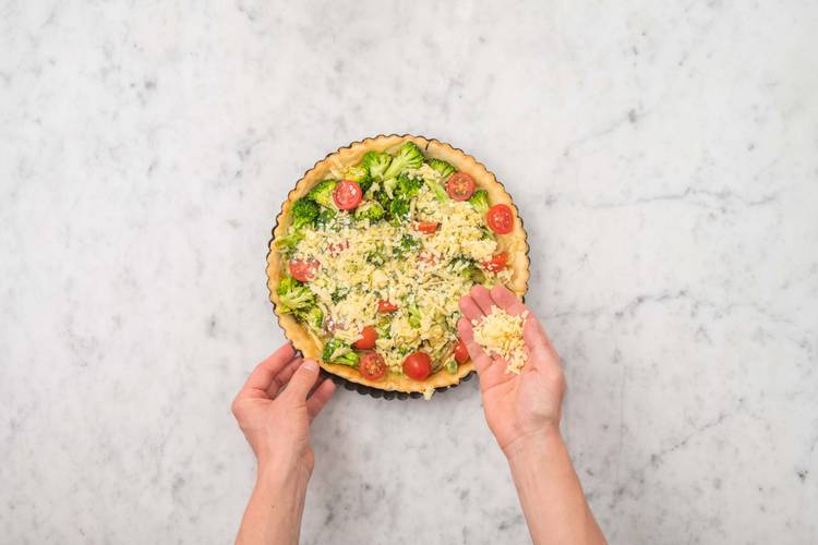 Préparer la quiche