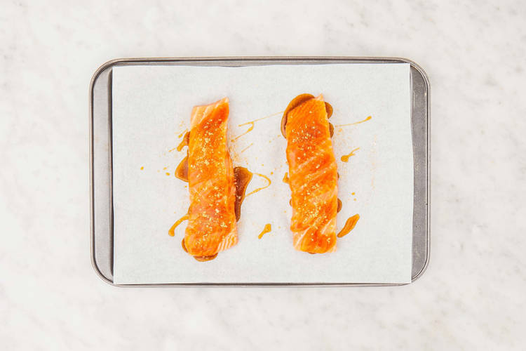 Faire rôtir le saumon