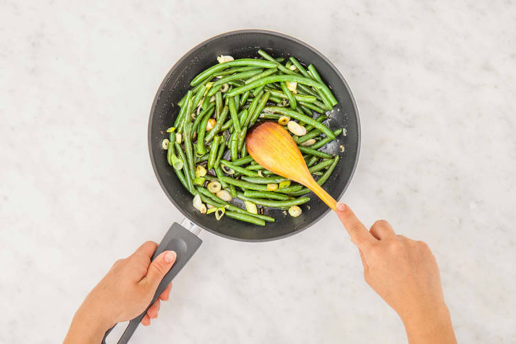 Faire cuire les haricots verts