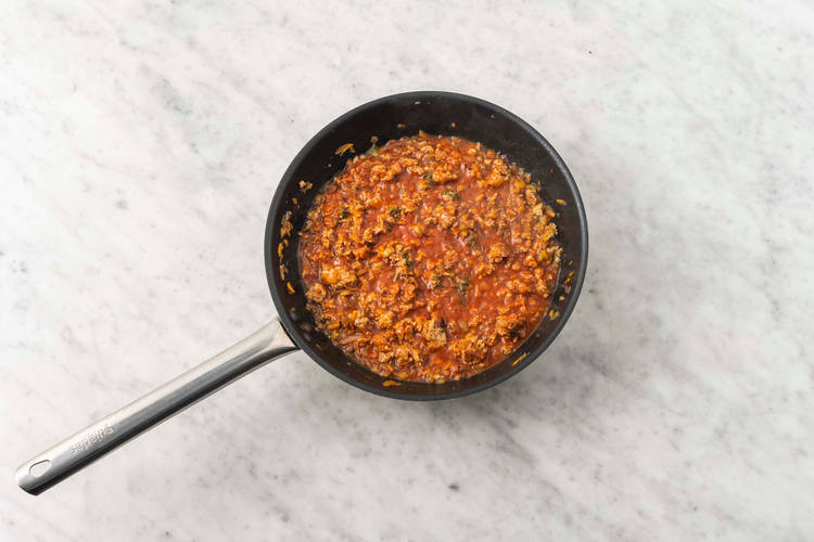 Finish Bolognese sauce
