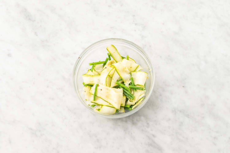 Förbered sallad & sås