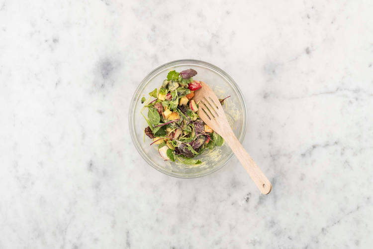 Préparer la salade