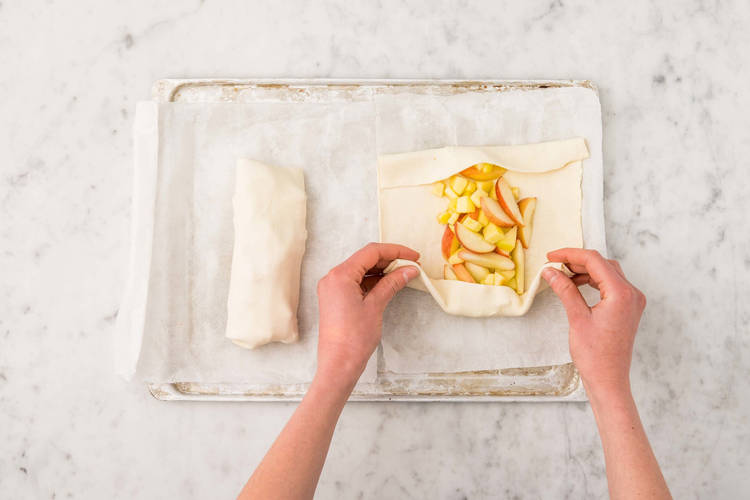 Strudel falten