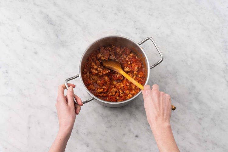 Simmer chili