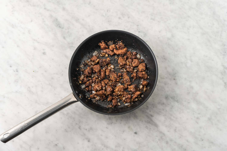 Faire cuire la garniture