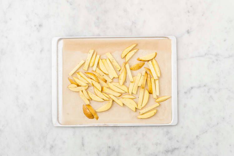 Enfourner les frites