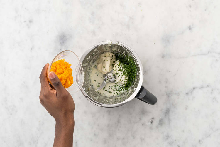 Backen & Zaziki vollenden