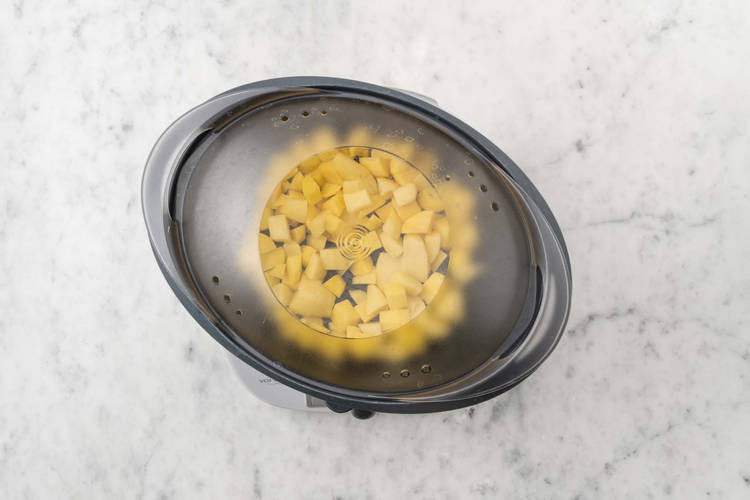 Dampfgaren & Fleisch vorbereiten