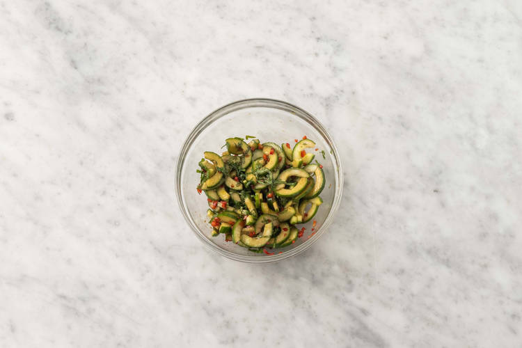 Préparer la salade