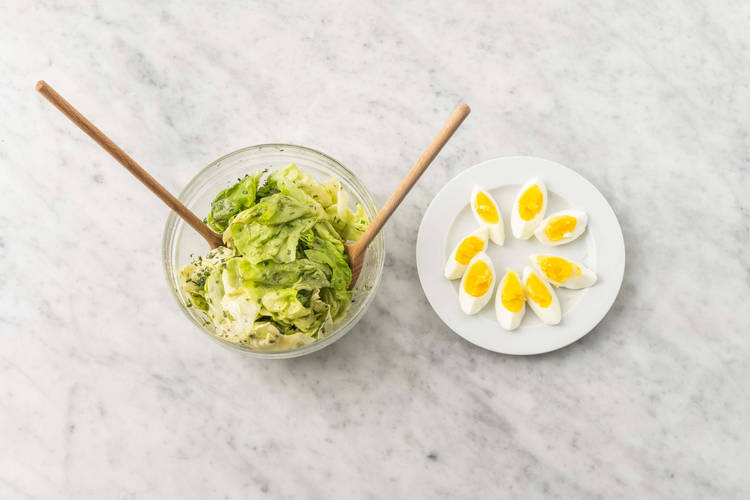 Préparer la salade