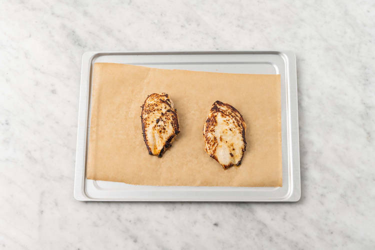 Faire cuire le poulet