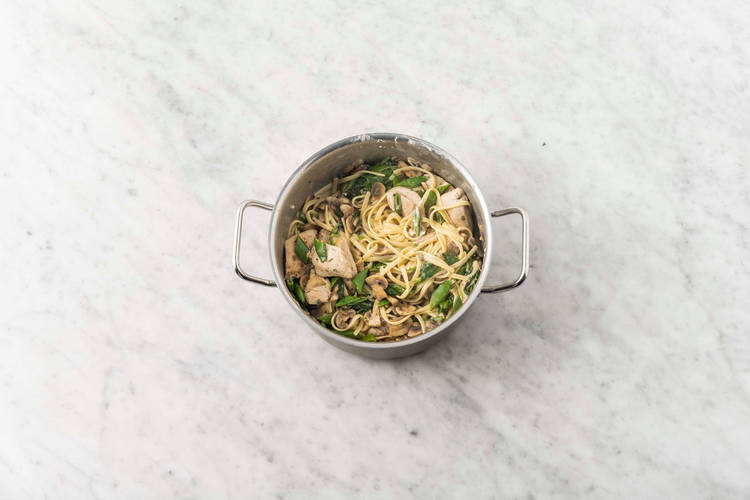 Finish tetrazzini