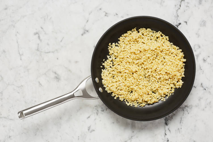 Cook Cauliflower "Rice"
