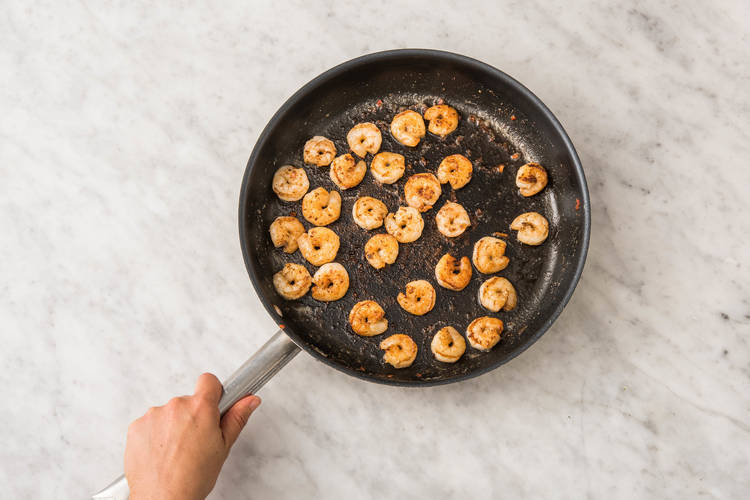 Faire sauter les crevettes