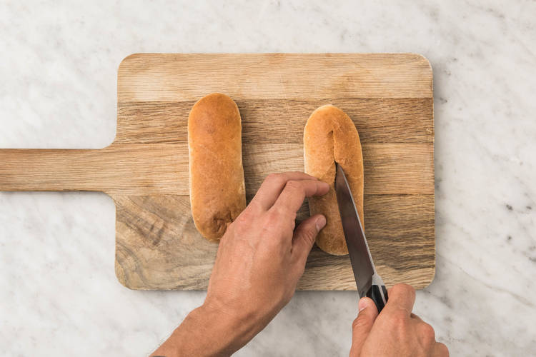 Brötchen aufbacken