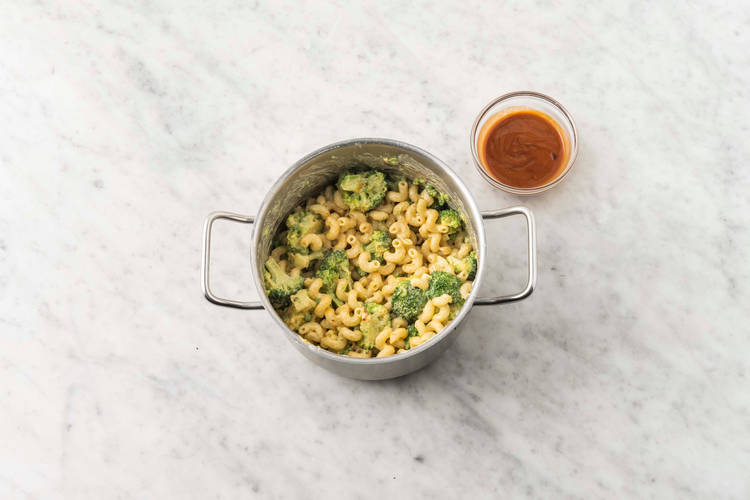 Finish mac and cheese