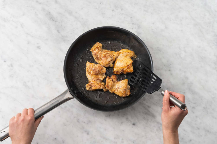 Faire cuire le poulet