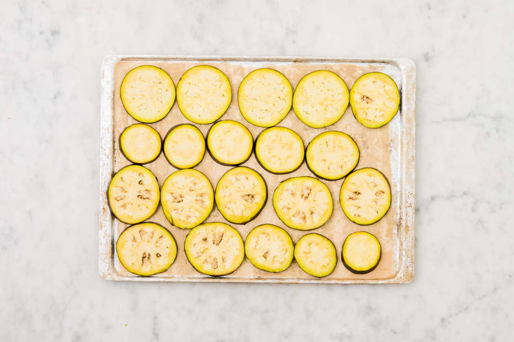 Aubergine backen