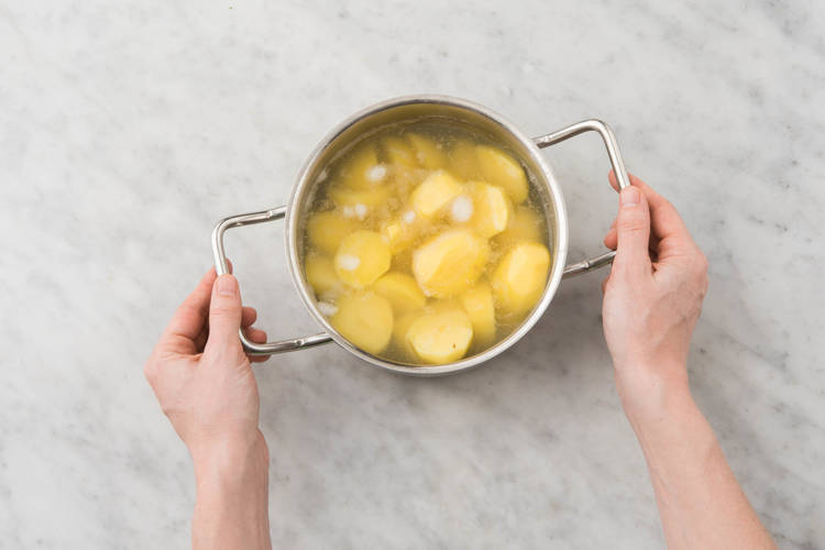 Cuire les pommes de terre