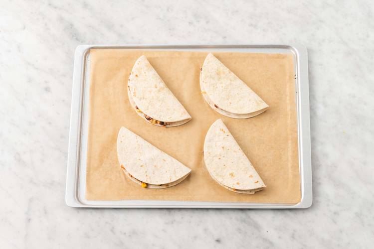 Make the Quesadillas