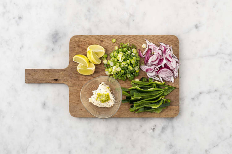 Terminer la préparation et faire la crème à la lime