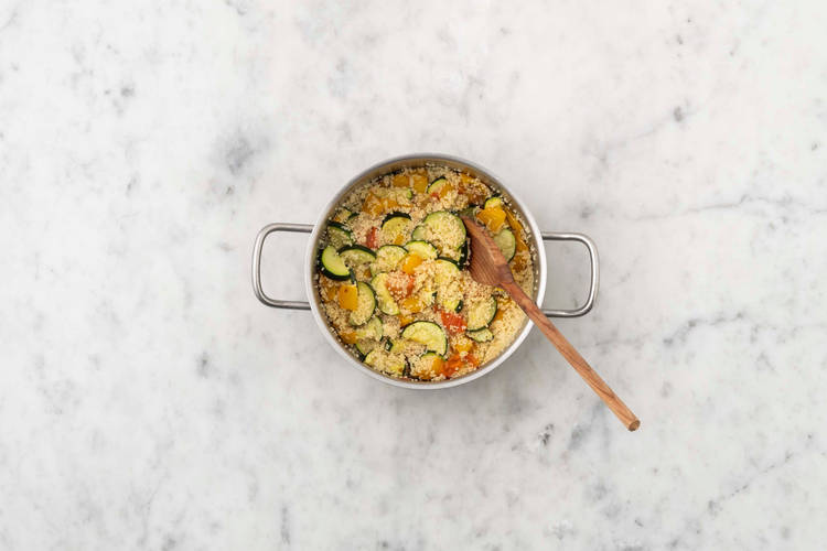 Terminer le couscous