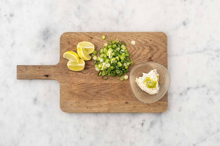 Terminer la préparation et faire la crème à la lime