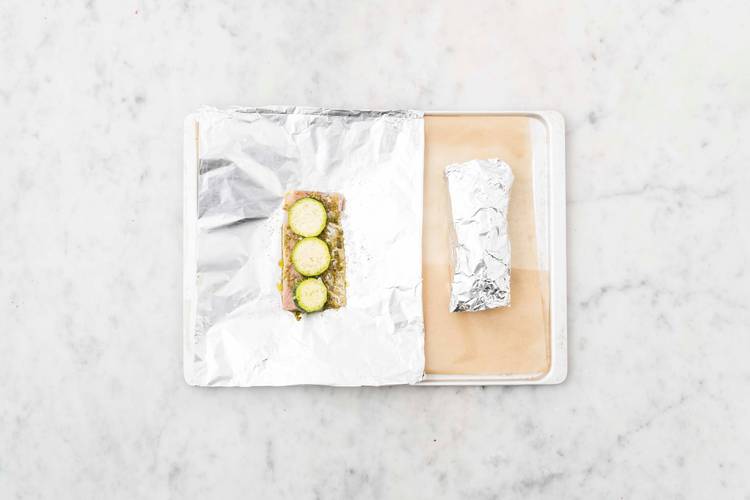Préparer les papillotes