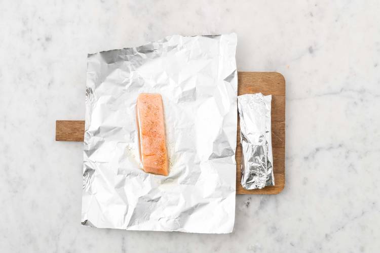 Make the Salmon Parcels