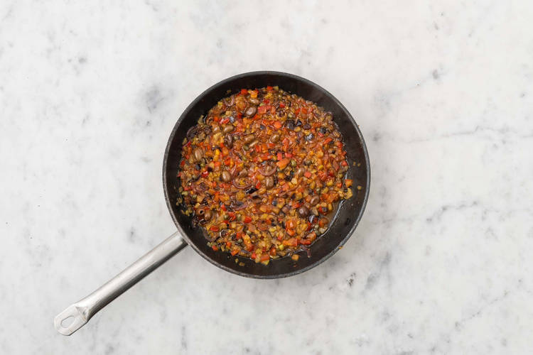 Caponata afmaken