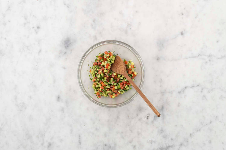 Préparer la salade