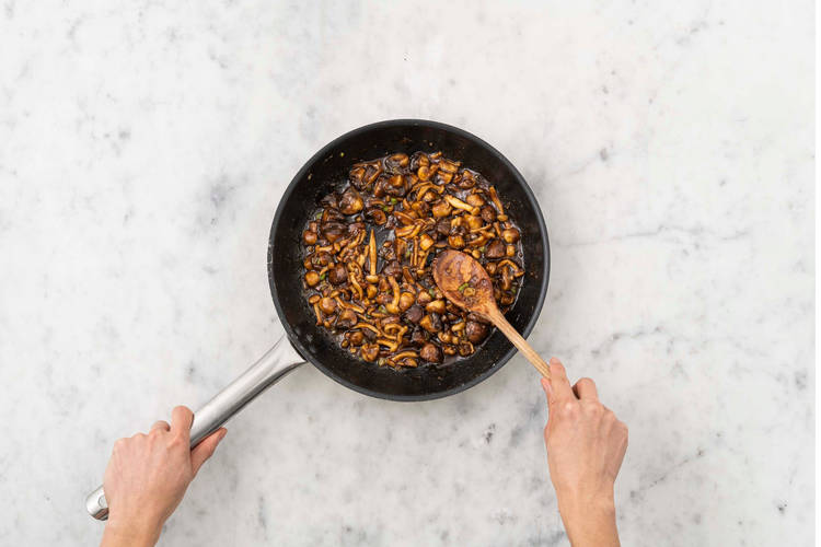 Cuire les champignons