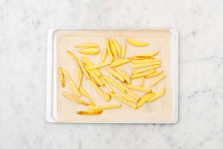 Préparer les frites