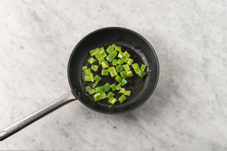 Faire cuire les poivrons