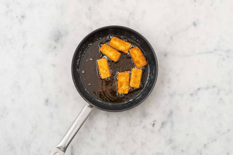 Frire le tofu
