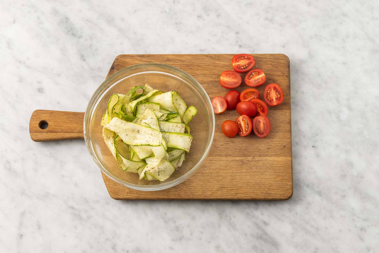 Fare i fiocchi di zucchina