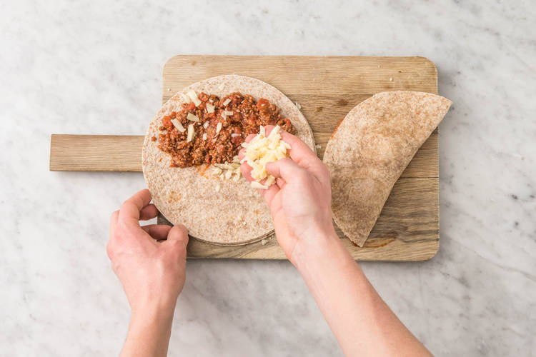 Bake the Quesadillas