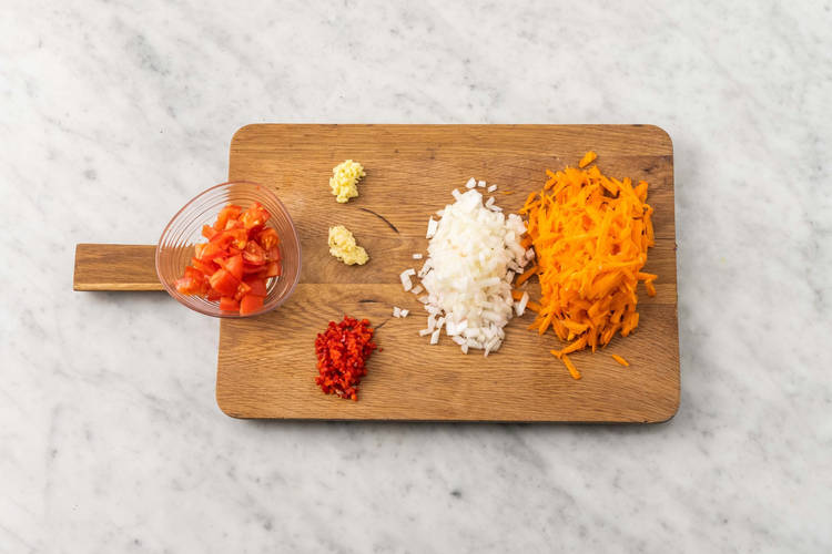 Forbered grøntsager