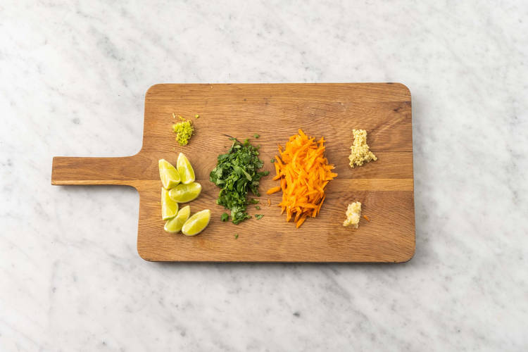 Forbered grøntsager