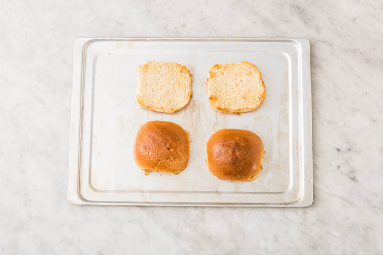 Varm burgerbrød