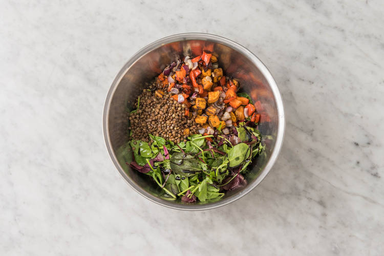 Salade mengen