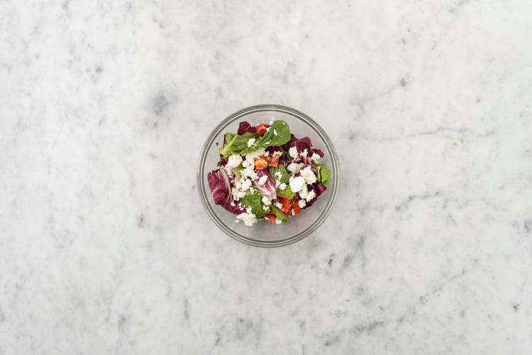 Salade aanmaken