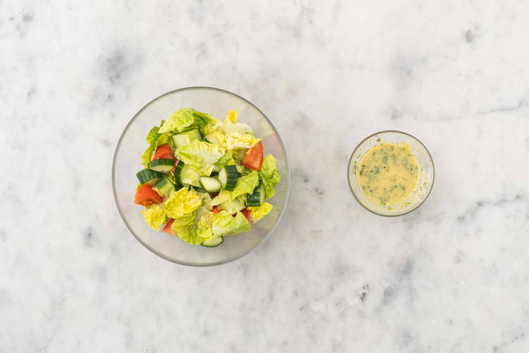 Préparer la salade