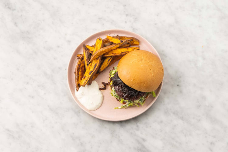 Burger anrichten