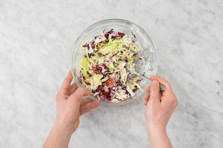 Salade aanmaken